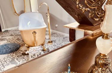 Ferienwohnung Honeymoon Deluxe Wellness mit Sauna auf Schloss Falkenhorst - Foto 15