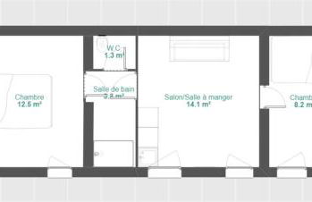 Appartement 2 chambres avec jardin - Foto 2