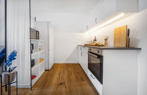 Exquisite Superior Suite 80m2 mit 2 Schlafzimmern & Badewanne - Messe Essen - Foto 6