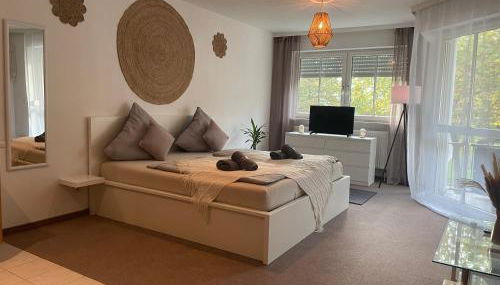 Kingsize Bett BOHO Apartment mit Tiefgarage nähe Salzburg - Foto 2