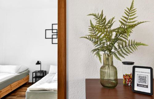 Großzügiges Industrie Design Apartment für bis zu 6 Personen, Nähe Messe und DUS, verkehrsgünstig - Familien, Gruppen und Firmen - Foto 14