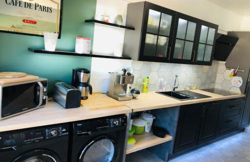 BedinReims luxe wonderful calm in city center, ideal for 2 adults and 3 children free parking - Foto 2