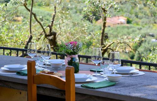 Villa panoramica con Jacuzzi privata tra Firenze & Lucca ,3 camere, 4 bagni - Foto 43