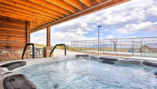 Cabin with Beach Access, Sport Court, Hot Tub and View - Photo 1