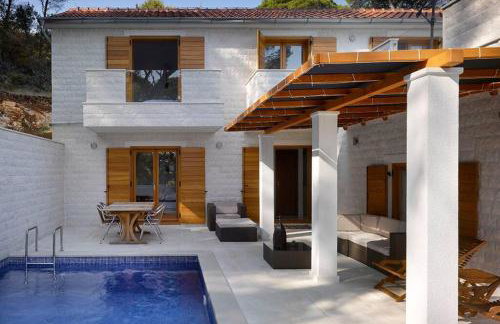 Private luxury Villa AZZURRO on Solta for up to 10 persons, free parking, very close to beach! FREE Kajak & Mountainbikes, GREAT living area & privacy! - Foto 26