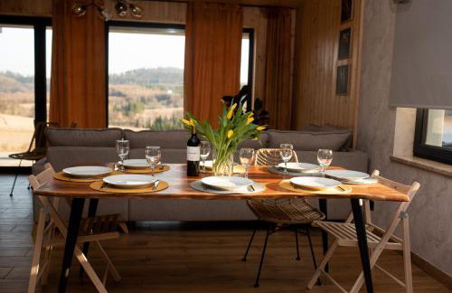 W Sercu Kotliny - luksusowe wille 8 osobowe z balią opalaną drewnem i widokiem na góry - Foto 54