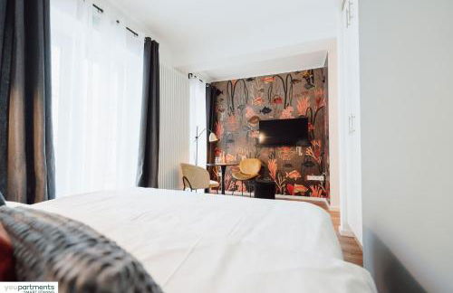 City-Studio im Innenhof mit Boxspring-Bett und Community-Raum - Foto 34