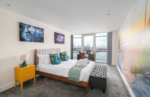 Stunning Thames View 2-Bedroom Apartment 2 Baths & 2 Balconies Sleeps 6 - Foto 31