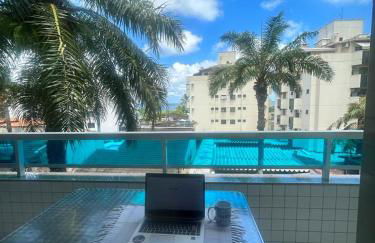 Apartamento área nobre da praia grande, vista para o mar, 3 suítes - Foto 19