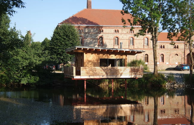 TinyHousebeiDresden spektakuläres winziges Häuschen auf Stelzen im Pferdeteich, Kaminofen, umlaufende Terrasse - Nähe Sächsische Schweiz - Foto 21