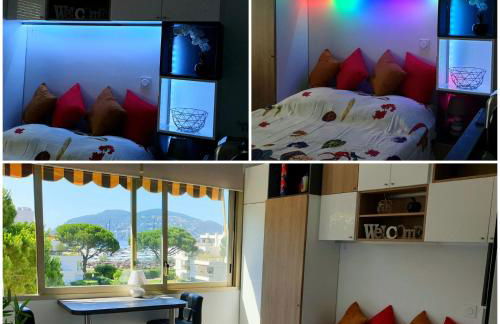 Garden and beach sea view apartment Cannes - Foto 4