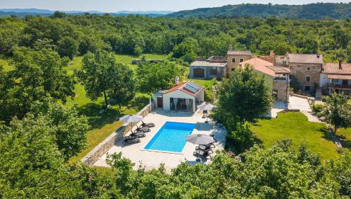 Family Casa Ida with pool and grill in Groznjan - Foto 1