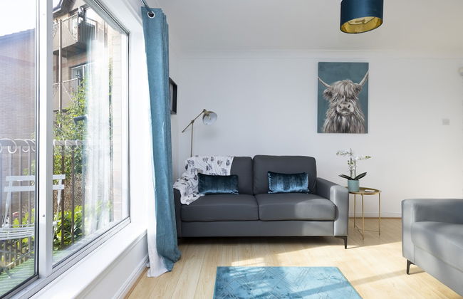 JOIVY Bright 3-Bed Flat Overlooking The Clyde - Foto 22