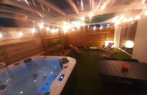 Maison 4p jacuzzi privé couvert 1,6km Ocean - Foto 5