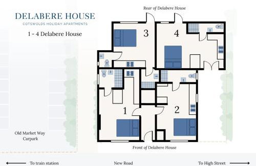 Delabere House - Luxury Cotswolds Holiday Apartments - Foto 65