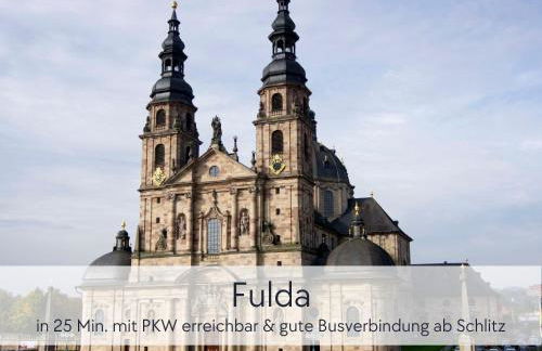 TÜRMERSTUBE - Apartment in der Hinterburg Schlitz - mit Aufzug, Parkplatz, E-Ladestation & Garten - Hunde willkommen - Foto 40