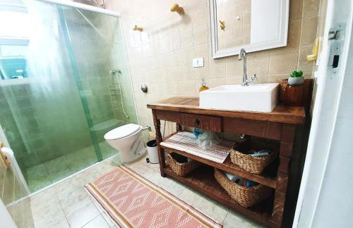 Apt com vista para o mar e churrasqueira - Foto 15