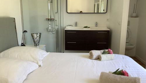 LA TERRASSE DES LAURIERS SUR L'ÎLE DU LEVANT - Foto 2