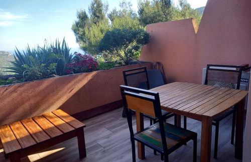 Proche monaco, Appart 4 pers La Turbie, vue mer, piscine, garage - Foto 14