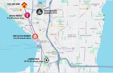 Near Space Needle Climate Pledge Roof Deck - Foto 5