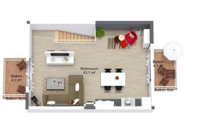 Ferienwohnung Küstenwaldblick mit privat Sauna, 87qm & 2 Schlafzimmern - Foto 2