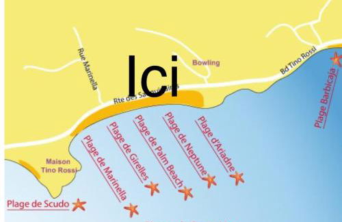 Superbe Pieds dans l eau ajaccio face à la mer plage de sable fin route des îles des sanguinaires - Foto 17