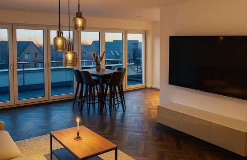 Fjord Stay - Penthouse mit Whirlpool in Kiel - Free Park - 24-7 Check in - "Stockholm" - Foto 1