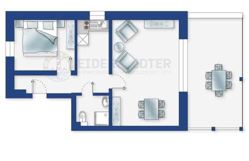 Wohnung 1 Kuestenkind ID 391 - Foto 12