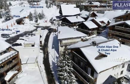 Chalet Alpe d'Huez 1850-Sea and Mountain Pleasure Avec 2 appartements- 1 Appartement 3 Chambres 8 Couchages - 3 Salles d'eau et 1 Appartement 5 Chambres 12 Couchages 5 Salles d'eau - Jacuzzi et Sauna -Pieds des Pistes et Centre - Foto 6