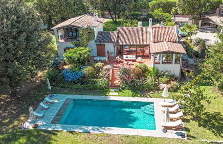 Superbe villa de 5 suites, climatisation, piscine, tennis, hauteurs de St Paul - Foto 12