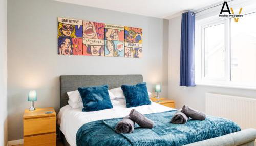 Northampton Pop Art House - Free Parking - Fast Wi Fi by AV Hughes Properties - Foto 2