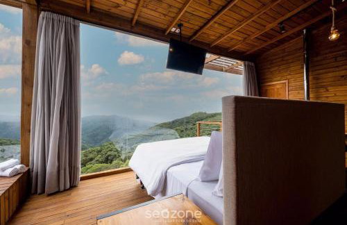 Linda cabana com jacuzzi na montanha VST013 - Photo 7