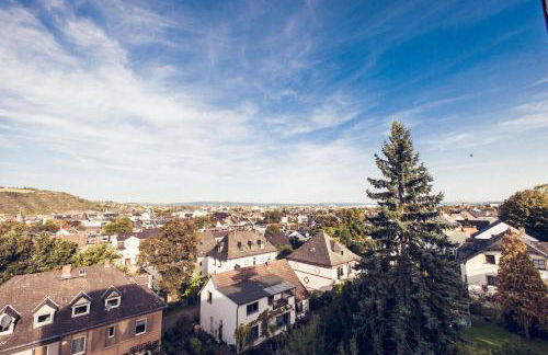 Design Apartment zentral für 6 in Andernach: Ausblick, WiFi, Küche - Foto 10