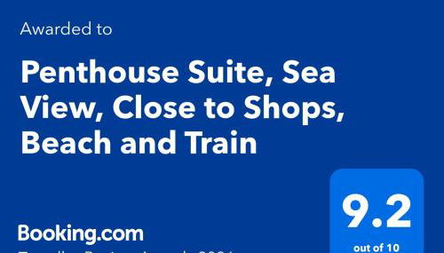 Penthouse Suite, Sea View, Close to Shops, Beach and Train - Foto 2
