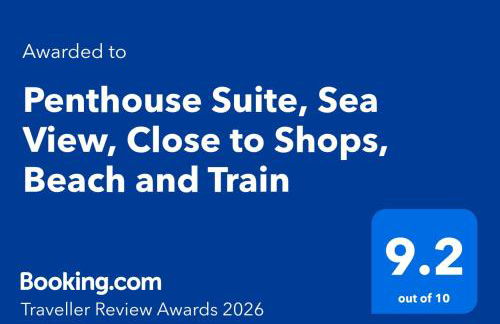 Penthouse Suite, Sea View, Close to Shops, Beach and Train - Foto 2