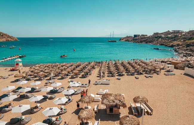 Super Paradise Beach Mykonos Seaside Sunbed (5a, 6a y 7a fila) - Foto 4