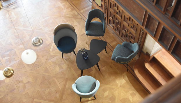 Sala de estar do lobby