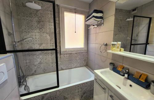 Charmant 2 pièces, traversant, clim, wifi, parking - Foto 16