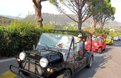 Dans un cadre d'exception, Vue mer panoramique à Agay Côte d'Azur, Village Vacances Cap Esterel, 2 chambres, avec jardin, golf, climatisation, Wifi, 5 piscines - Foto 59