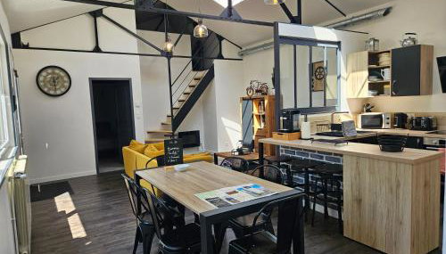 Loft Relais Cœur de France climatisé - 3ch - 2SDB - Foto 5