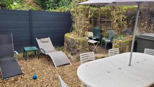 Gite chez Odile maison entiere 6 personnes - Photo 3, Garden, sunbed, Garden view