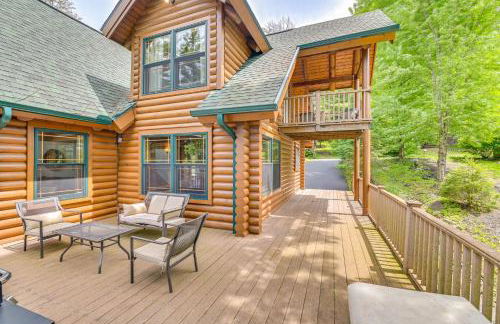 Lakefront Corinth Log Home Private Dock, Fire Pit - Foto 33