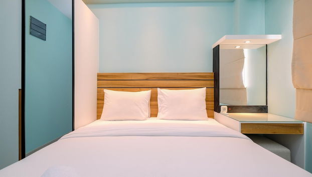 Best Homey and Comfort 2BR at Podomoro Golf View Apartment - Photo 3, Chambre