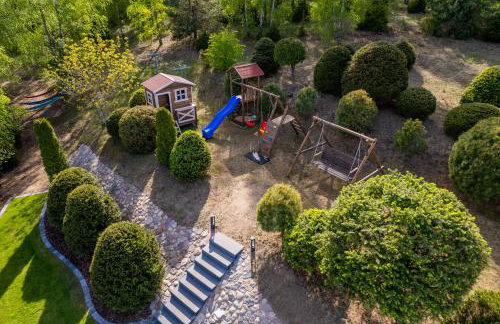 Dom na wzgórzu z widokiem na jezioro z balią i sauną - Foto 23