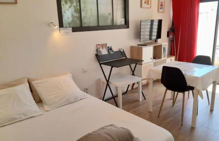 Studio logement entier calme neuf climatisé avec extérieur - Foto 10