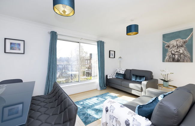 JOIVY Bright 3-Bed Flat Overlooking The Clyde - Foto 21