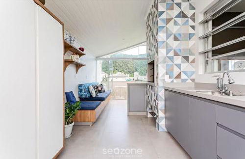 Apto vista mar c/ churrasq 250m da Praia CTA022 - Foto 12