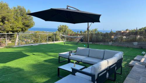 Maison de Rêve avec Piscine Privative et Vue sur Mer - Proche Barcelone et Port Aventura - Foto 4, Garden, sunbed, Garden view