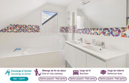 Maison pour 6 avec jardin, centre St Gildas - Foto 5