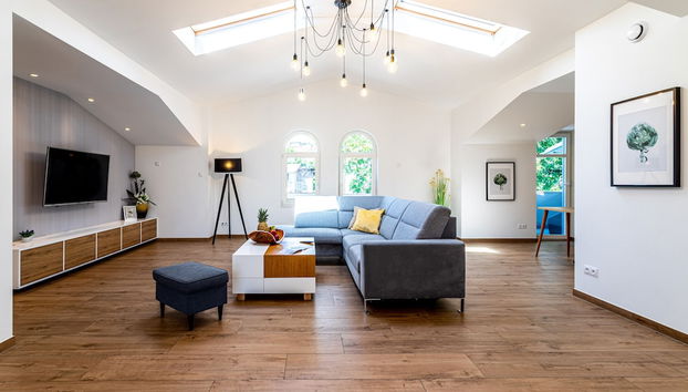 Coin salon dans le hall